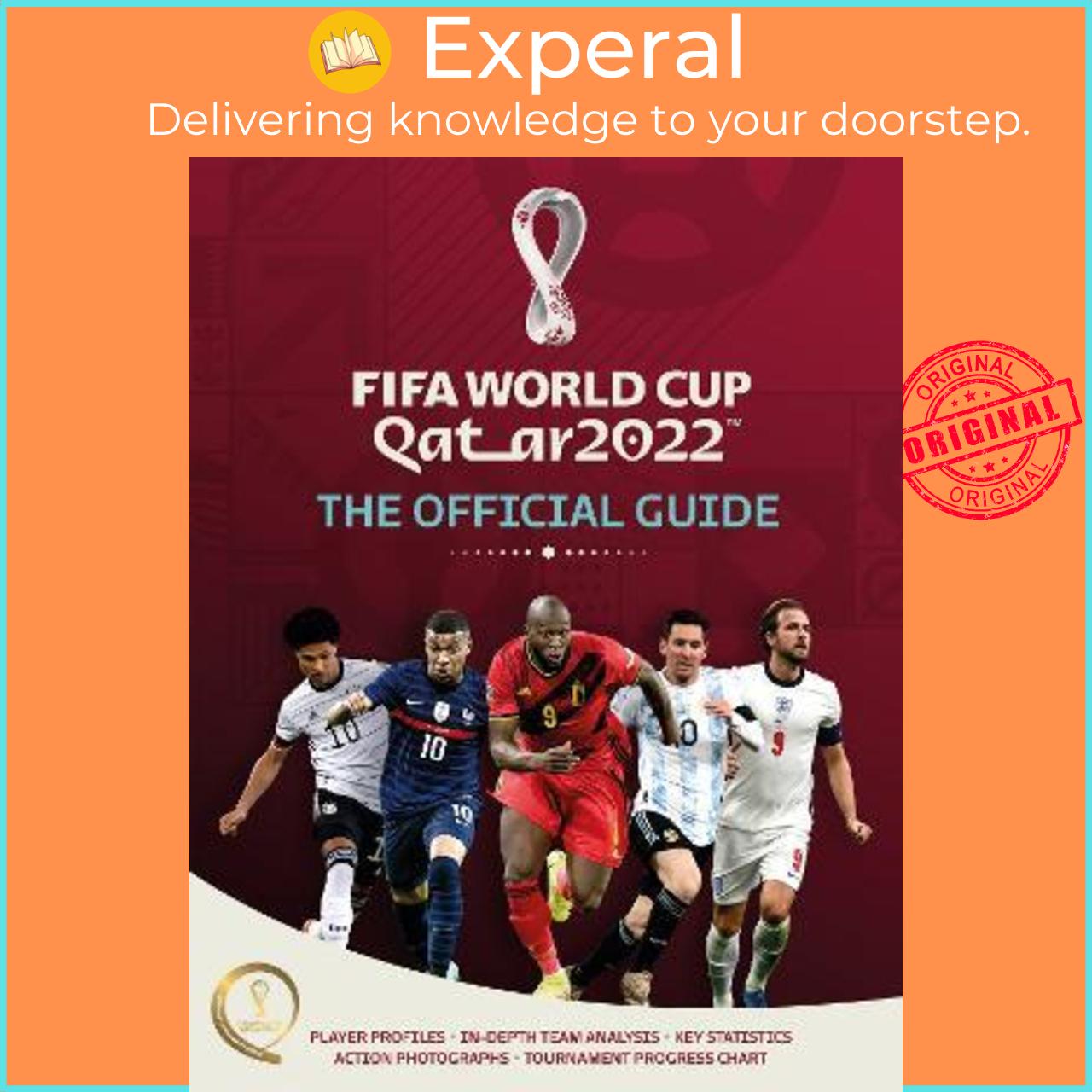 Sách - FIFA World Cup Qatar 2022: The Official Guide by Keir Radnedge (UK edition, paperback)