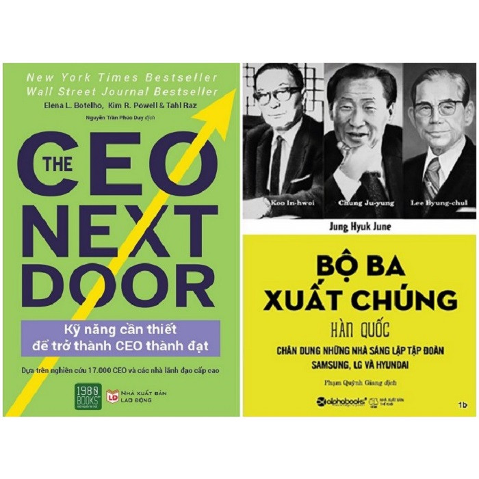 Combo 2 Cuốn: Bộ Ba Xuất Chúng Hàn Quốc + Kỹ Năng Cần Thiết Để Trở Thành CEO Thành Đạt (The Ceo Next Door)