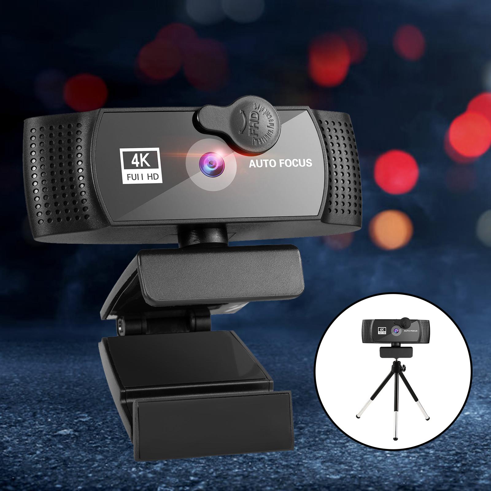 Webcam 1080p HD w/ Noise-Cancelling Microphone USB for Gaming PC Desktop