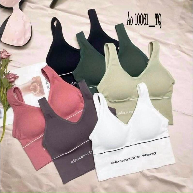 Bra sát nách có mút đệm tập gym yoga ,tập thể thao co giãn 4 chiều