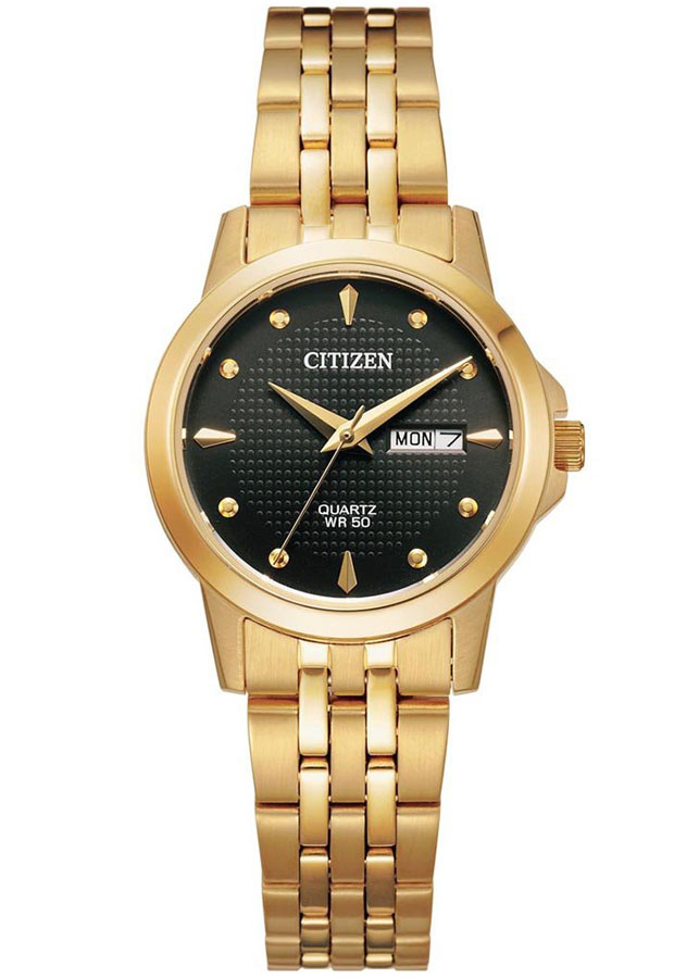 Đồng Hồ Nữ Citizen Dây Thép Không Gỉ EQ0603-59F - Mặt Đen