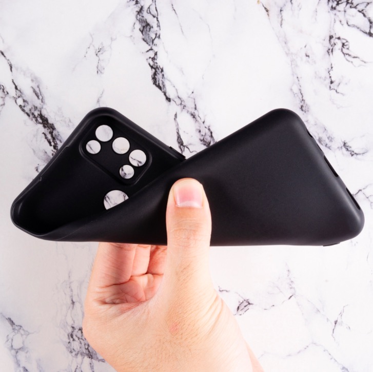 Ốp Lưng Dẻo Mỏng Đen Cho Realme 7i
