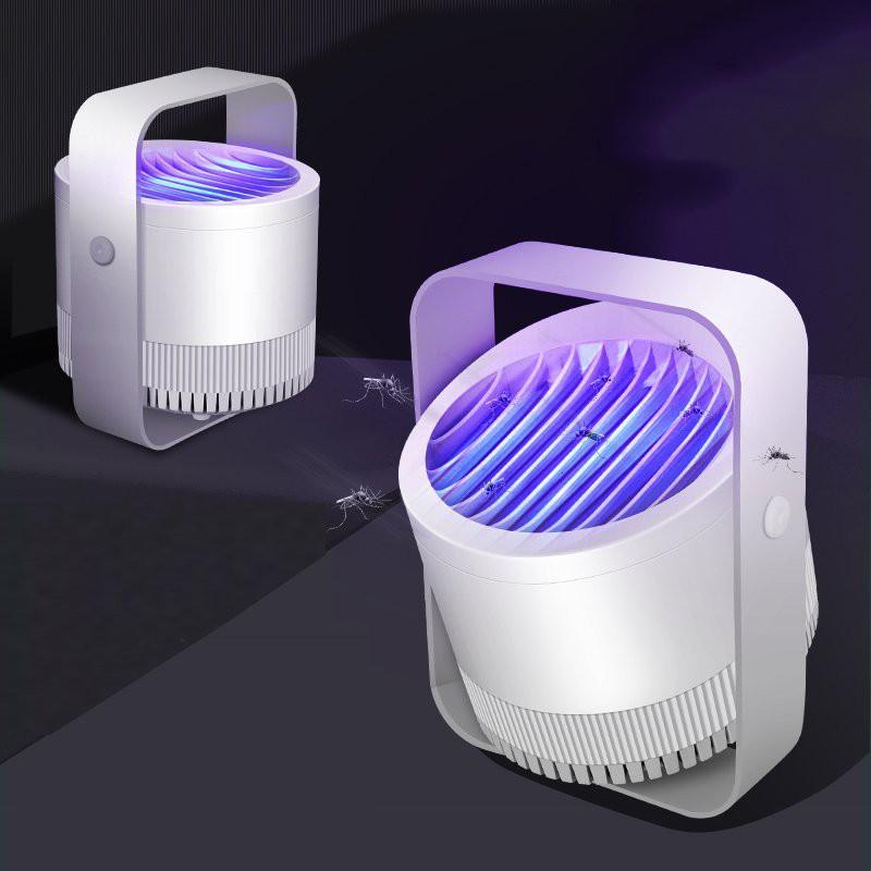 Đèn Bắt Muỗi, Bắt Côn Trùng Mosquito Killer Lamp Xoay 360 Cao Cấp, Đèn Bắt Muỗi Cảm Ứng Ánh Sáng, Quạt Hút Siêu Mạnh