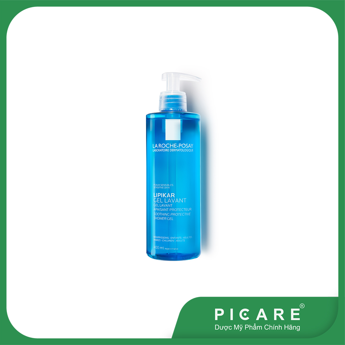 Gel Tắm Làm Sạch Làm Dịu Và Bảo Vệ Da Nhạy Cảm La Roche Posay Lipikar Shower Gel 400ml