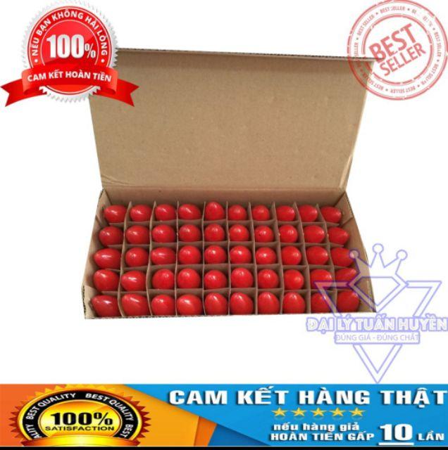 combo 50 Bóng đèn quả nhót đỏ loại đẹp - dùng cho đèn thờ điện