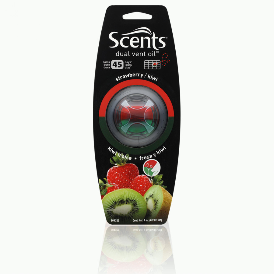 Gài cửa gió Scents Vent Oil-Strawberry-Kiwi/804325-1pack-Hàng nhập khẩu