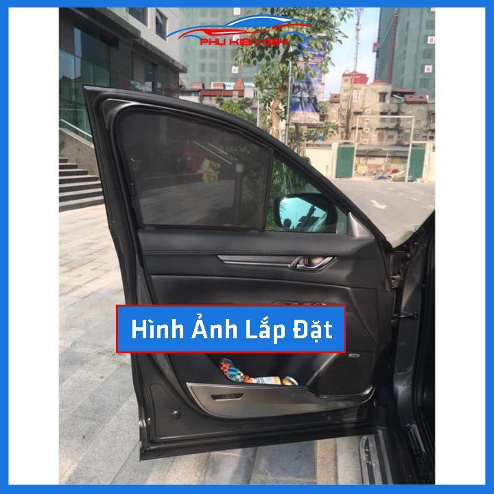 Bộ 4 rèm chắn nắng nam châm Mazda CX-5 2018-2019 khung cố định chống tia UV