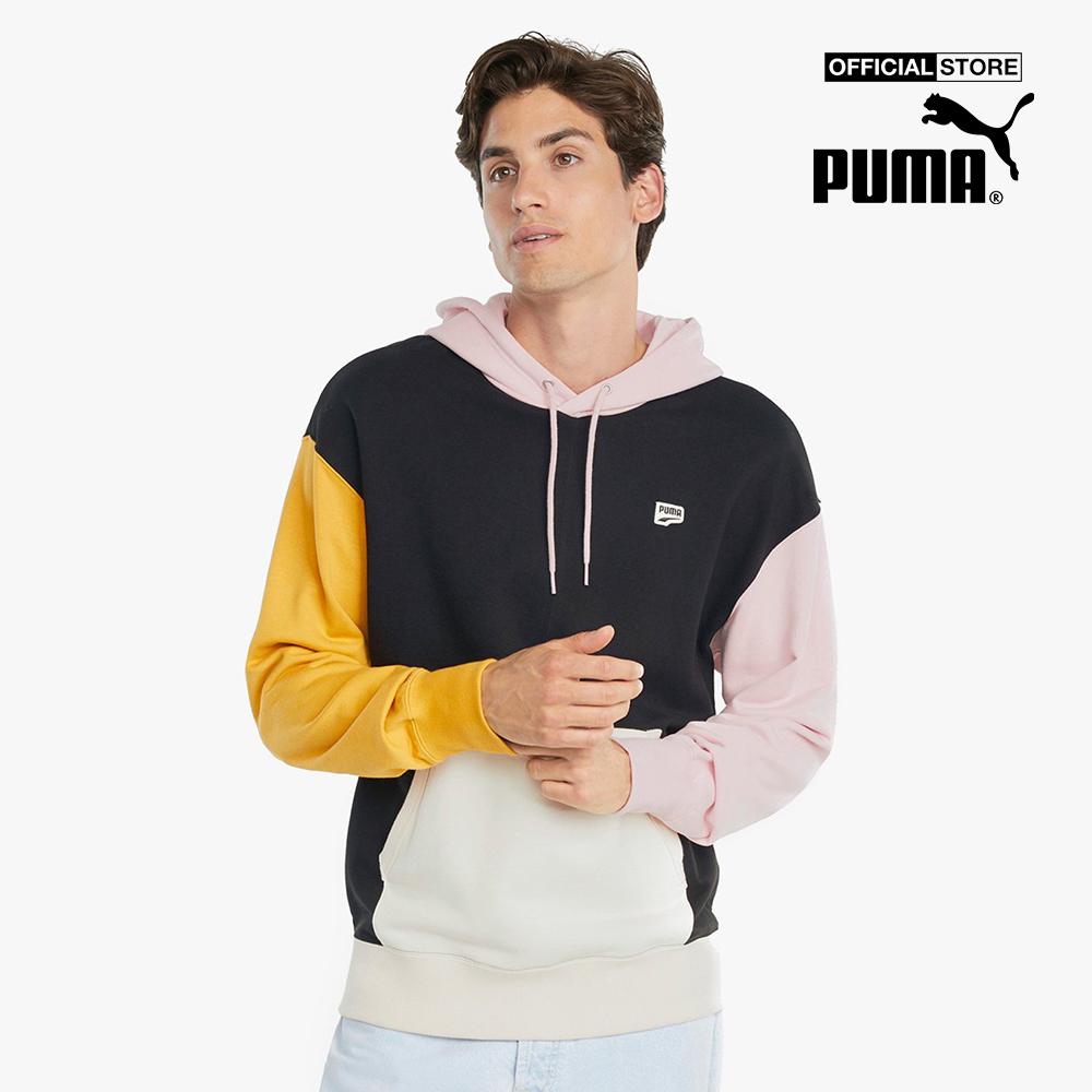 PUMA - Áo hoodie nam phối mũ Downtown French Terry 531593