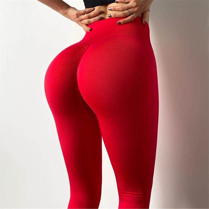 Cao Cấp Push Up Liền Mạch Thể Thao Legging Nữ Quần Tập Yoga Siêu Co Giãn Tập Gym Tập Thể Thun Thể Thao Quần Legging Chạy Quần