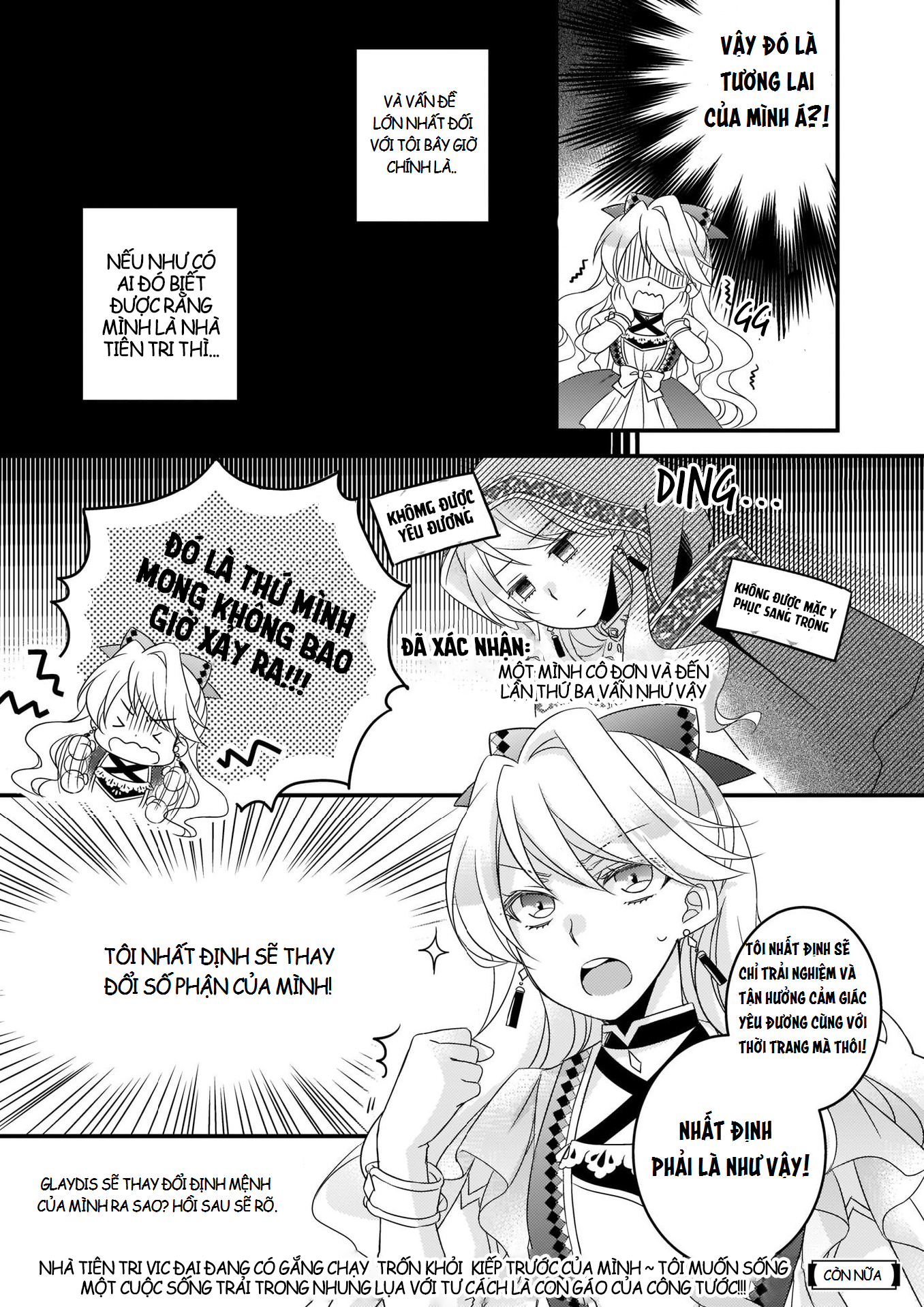 nhà tiên tri vĩ đại trốn chạy khỏi tương lai sắp đặt chapter 1 3