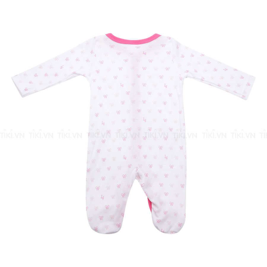 Set 3 Body Tay Dài Liền Vớ Bé Gái - Màu Ngẫu Nhiên