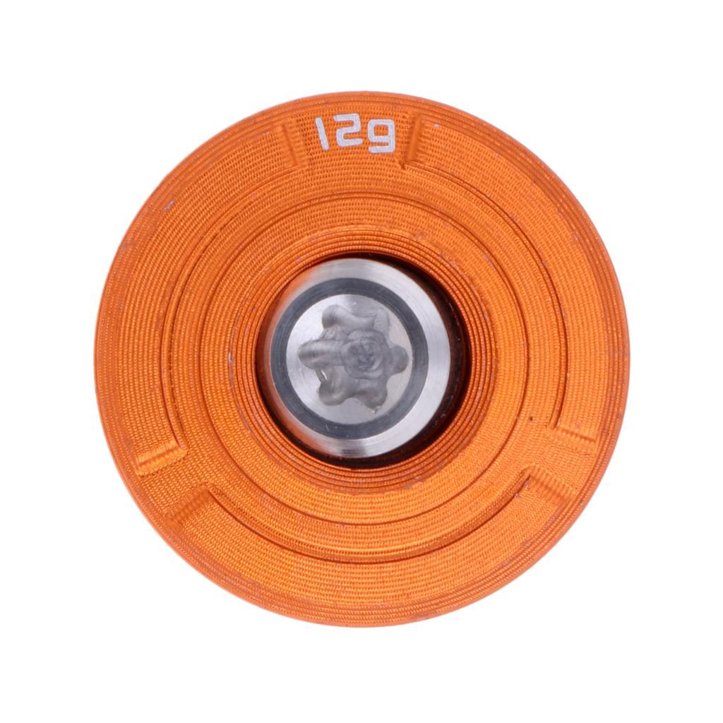 2Pcs Golf Weight Screw, Orange, 6.5g and 12g, 7 Driver Head Clubs, Golf Club accessories