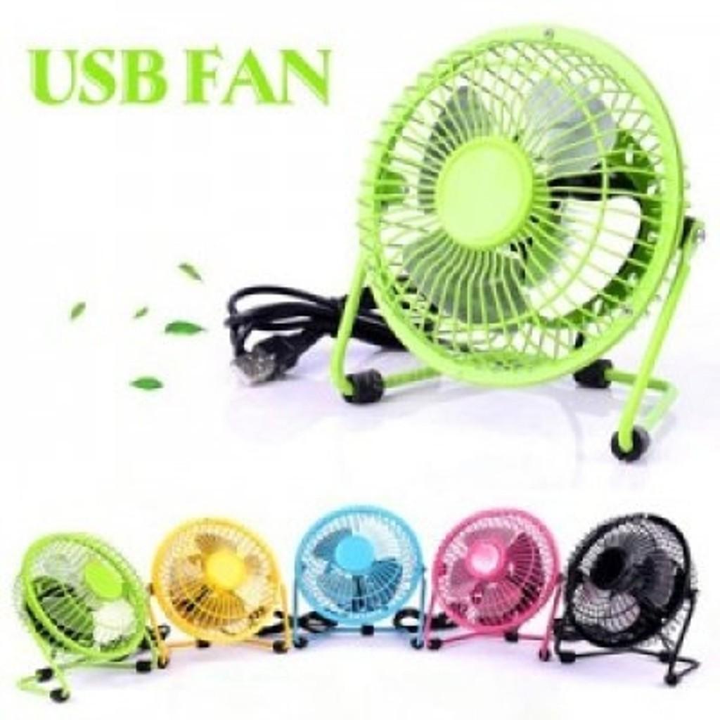 Quạt lồng sắt để bàn văn phòng USB mini