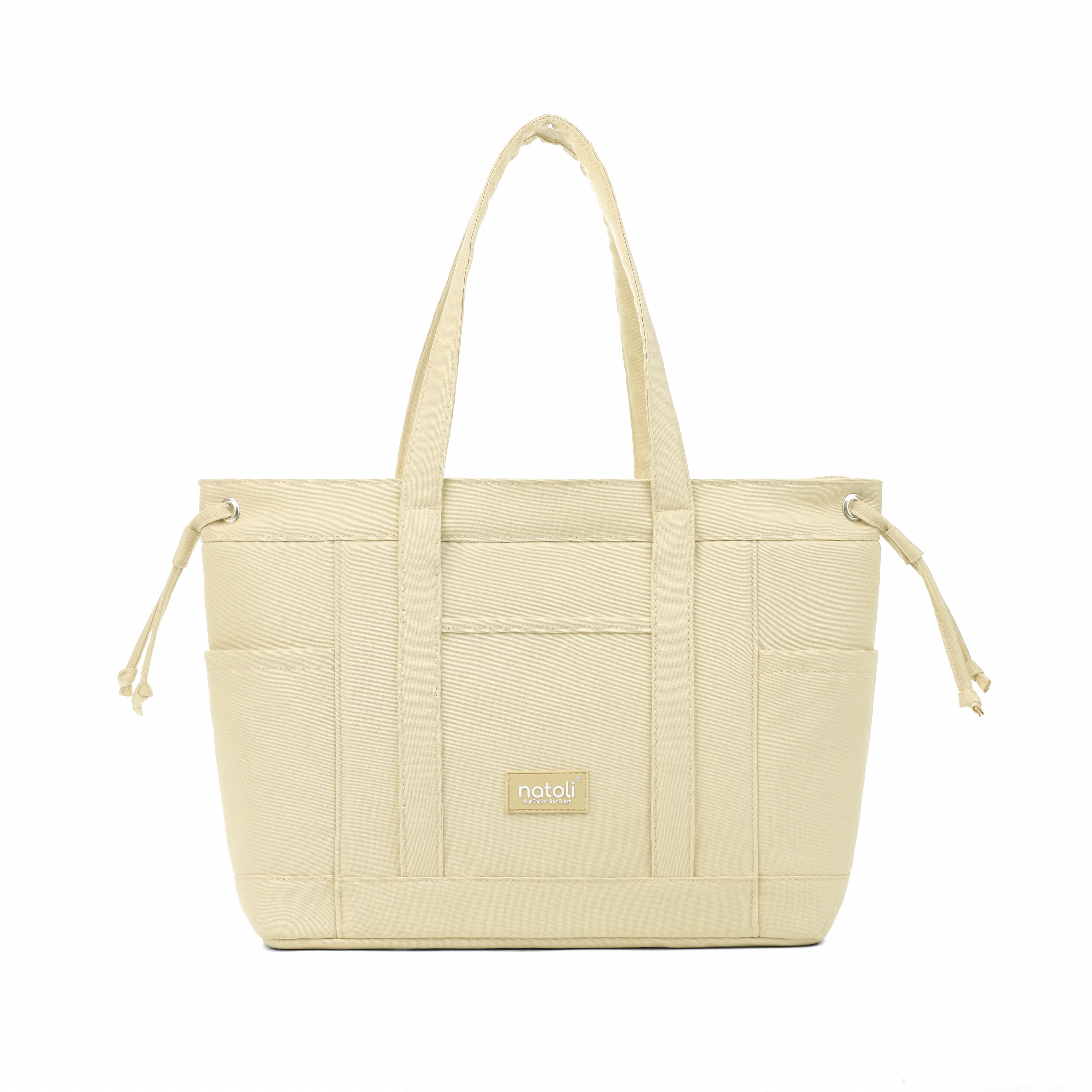 Túi tote nữ nhiều ngăn NATOLI, 2 mặt đeo vai đựng laptop cao cấp - BST Elegant Edge Bag T19