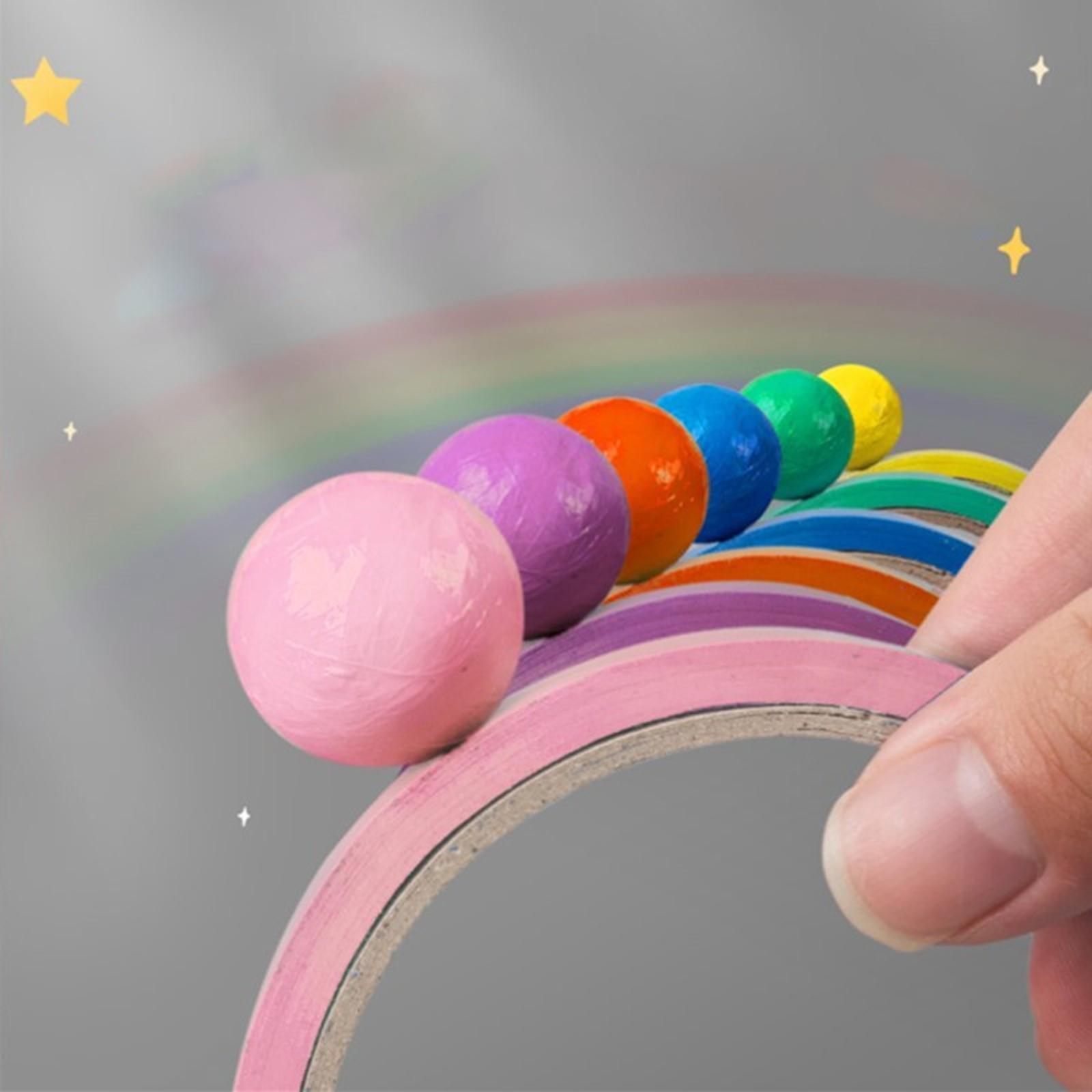 6Pcs 6 Rolls of Sticky Ball Tape Decompression Toys Colorful Anti Stress Funny Crafts DIY Educational Toy for Adults Kids Children Home