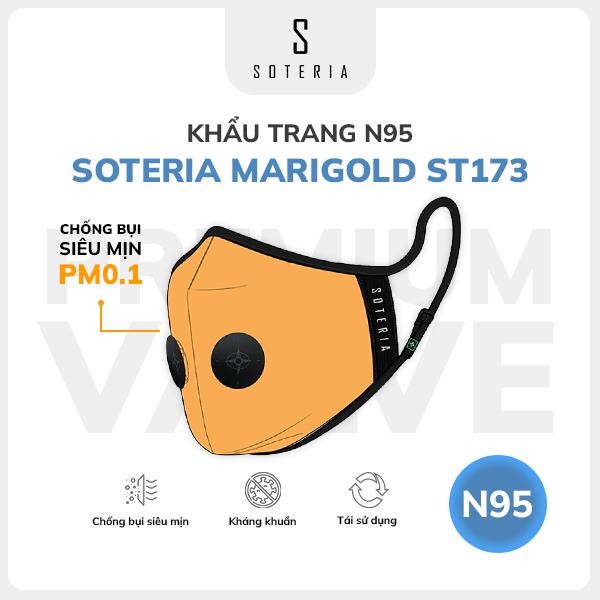 Khẩu trang thời trang Soteria MariGold ST173 - N95 lọc hơn 99% bụi mịn 0.1 micro