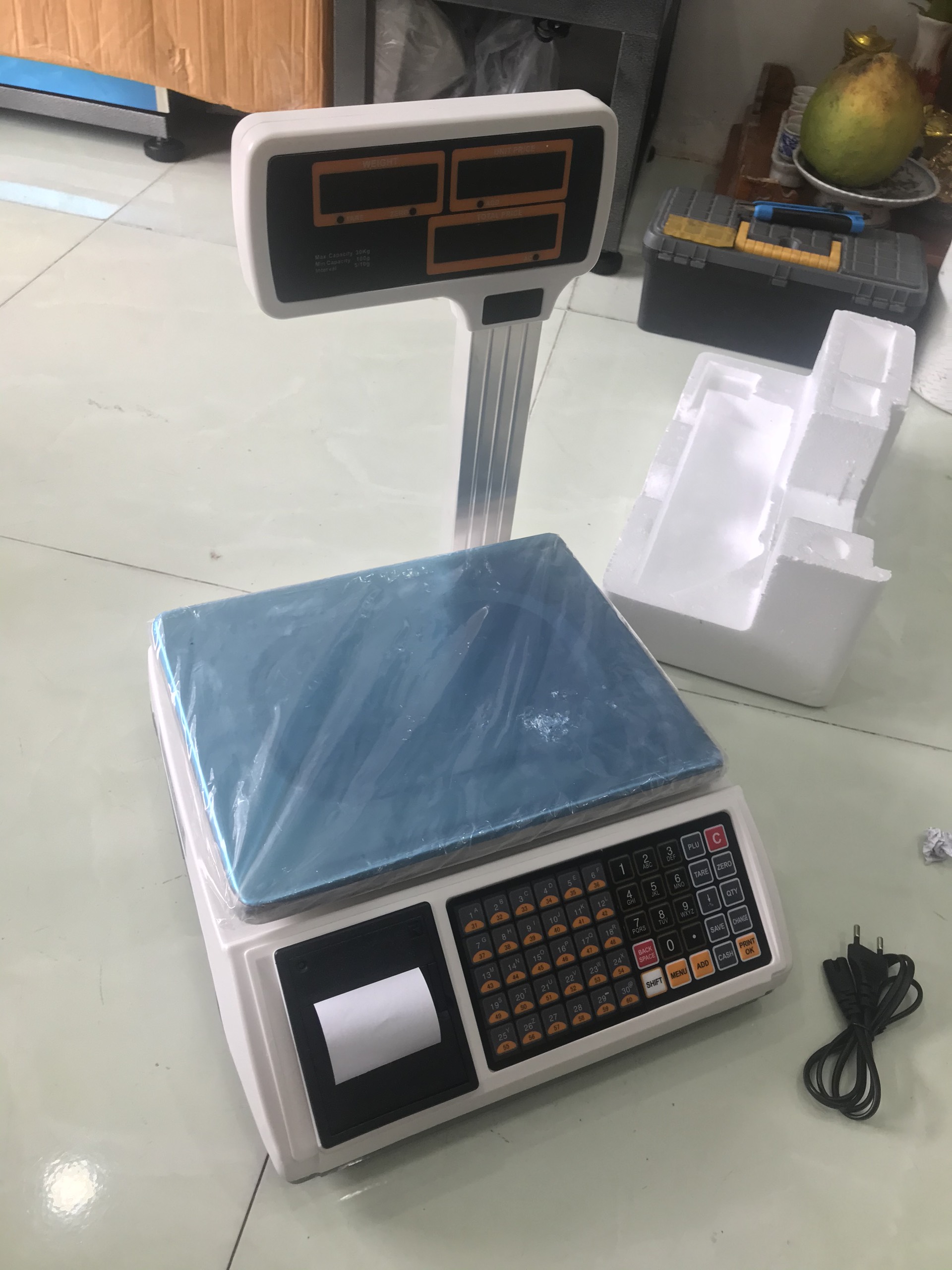 Cân Tính Tiền JPT 30KG - In Bill