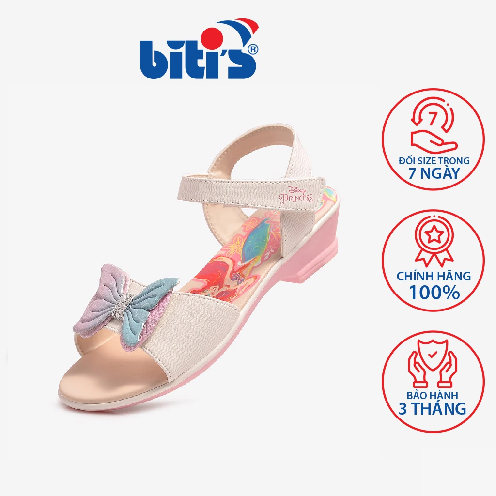 Sandal Disney Bé Gái Biti's BTG000197TRG (Trắng)