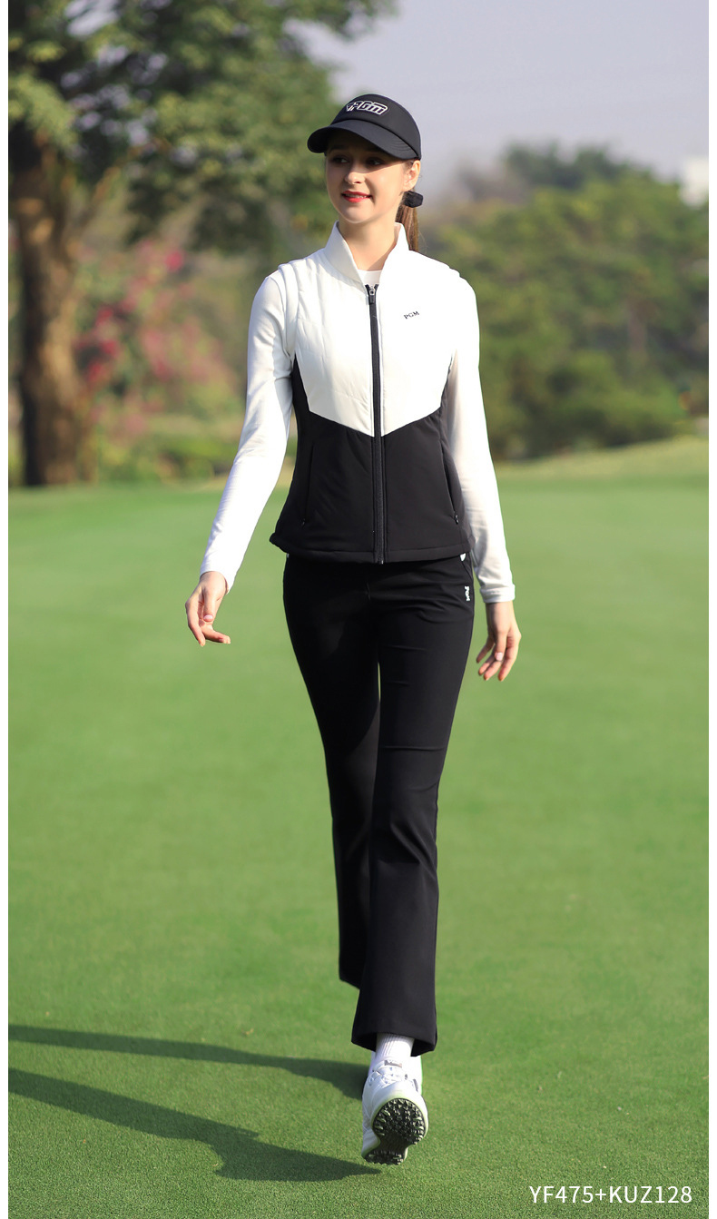 Áo Vest golf nữ chính hãng PGM YF475 - Áo được lấy cảm hứng từ phong cách thời trang châu Âu