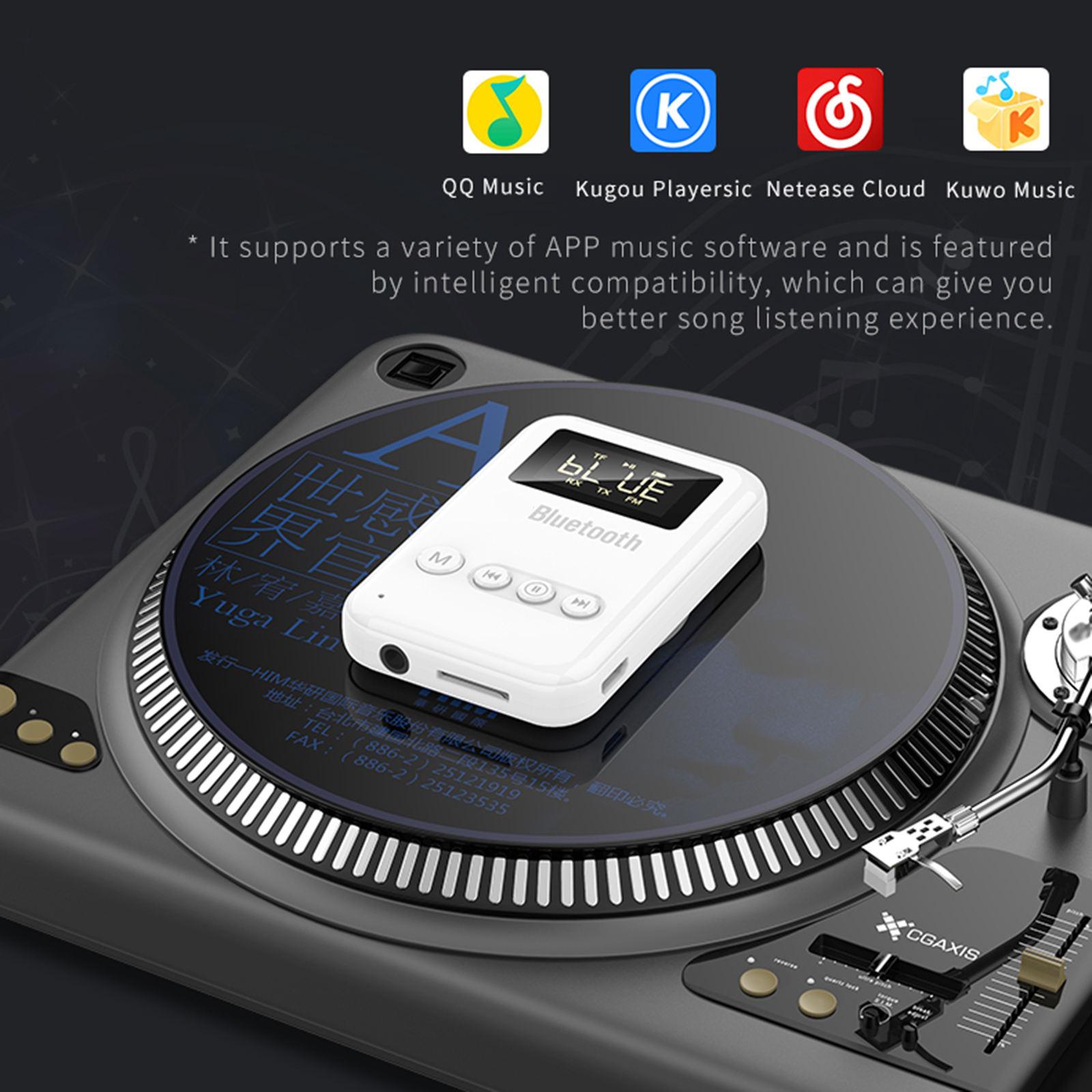 Bluetooth 5.0 Adapter Transmitter Receiver for TV PC FM Wireless Low Latency