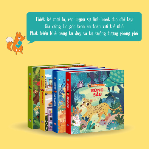 Bộ 4 cuốn Khám phá thế giới nhỏ