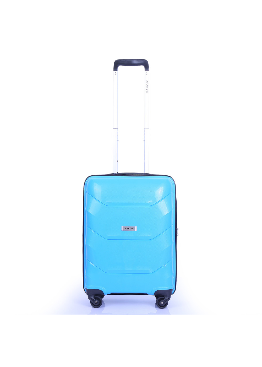 Vali Kéo Nhựa Du Lịch SAKOS MILANO - Size S/M (22inch/ 24inch) - Xách tay/ Ký Gửi - Khóa TSA - Nhựa PP
