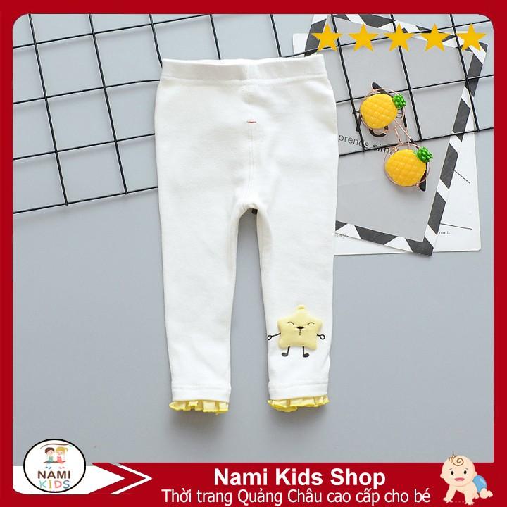 Quần legging ngôi sao chất thun cotton mỏng mát cho bé