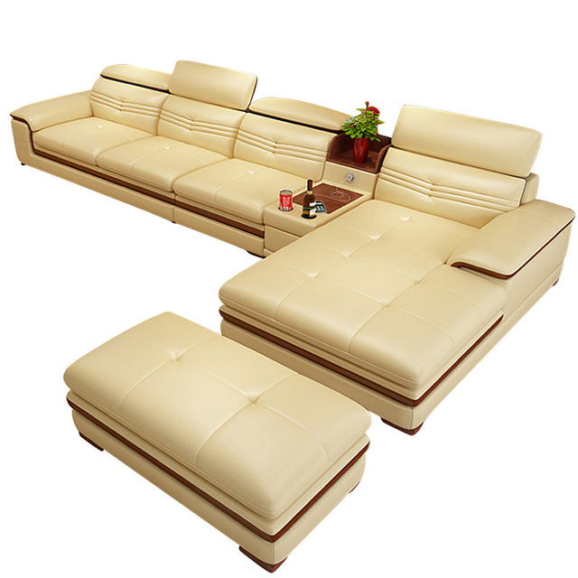 Sofa Da Cao Cấp Thiết Kế Tiện Dụng DP-SCC17