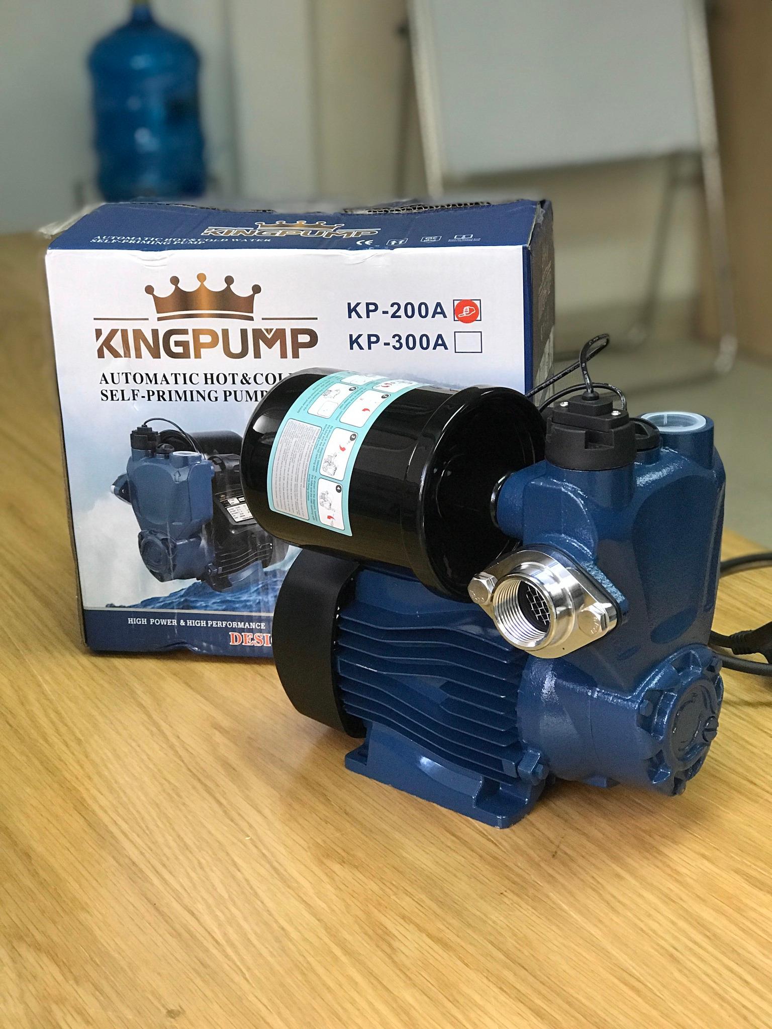 MÁY BƠM NƯƠC TỰ ĐỘNG 200W KINGPUMP KP-200A - HÀNG CHÍNH HÃNG