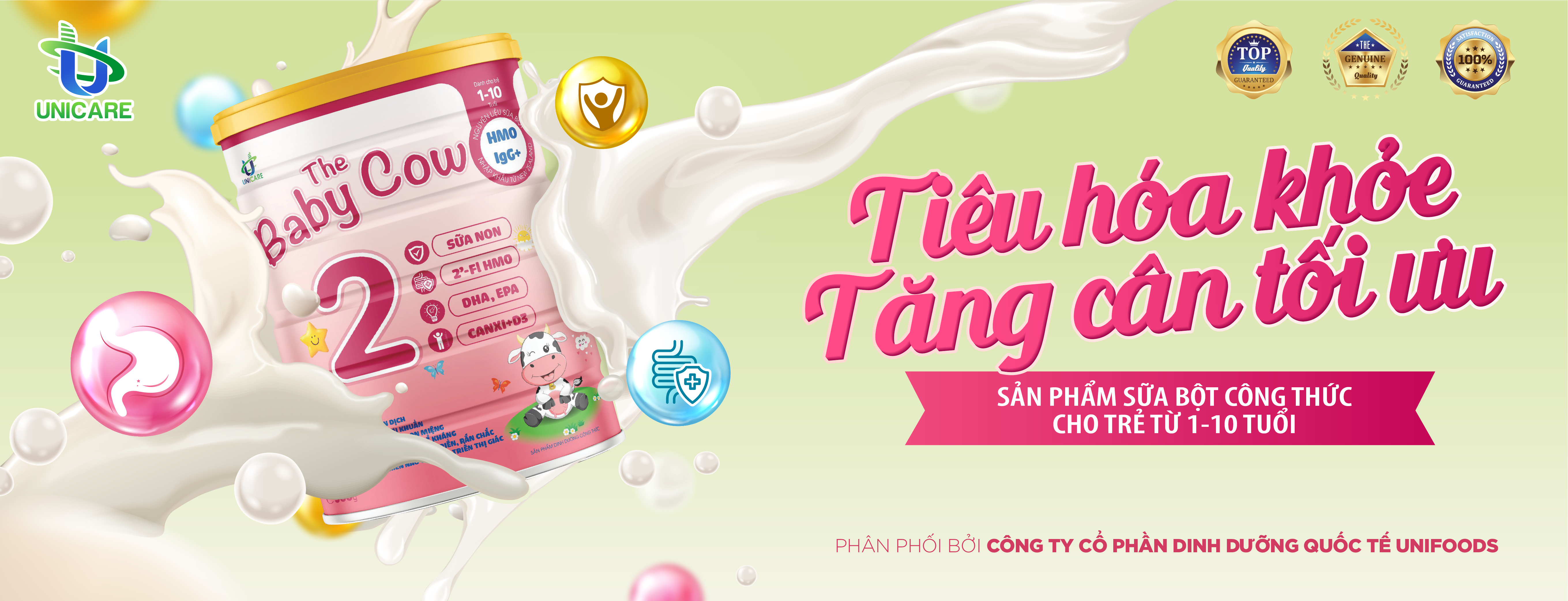 Combo 4 lon Sữa Non The Baby Cow 2
