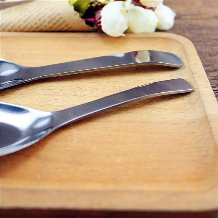 Thìa ăn phở / súp inox 304 cao cấp sáng bóng dày bền đẹp dài 16.5cm