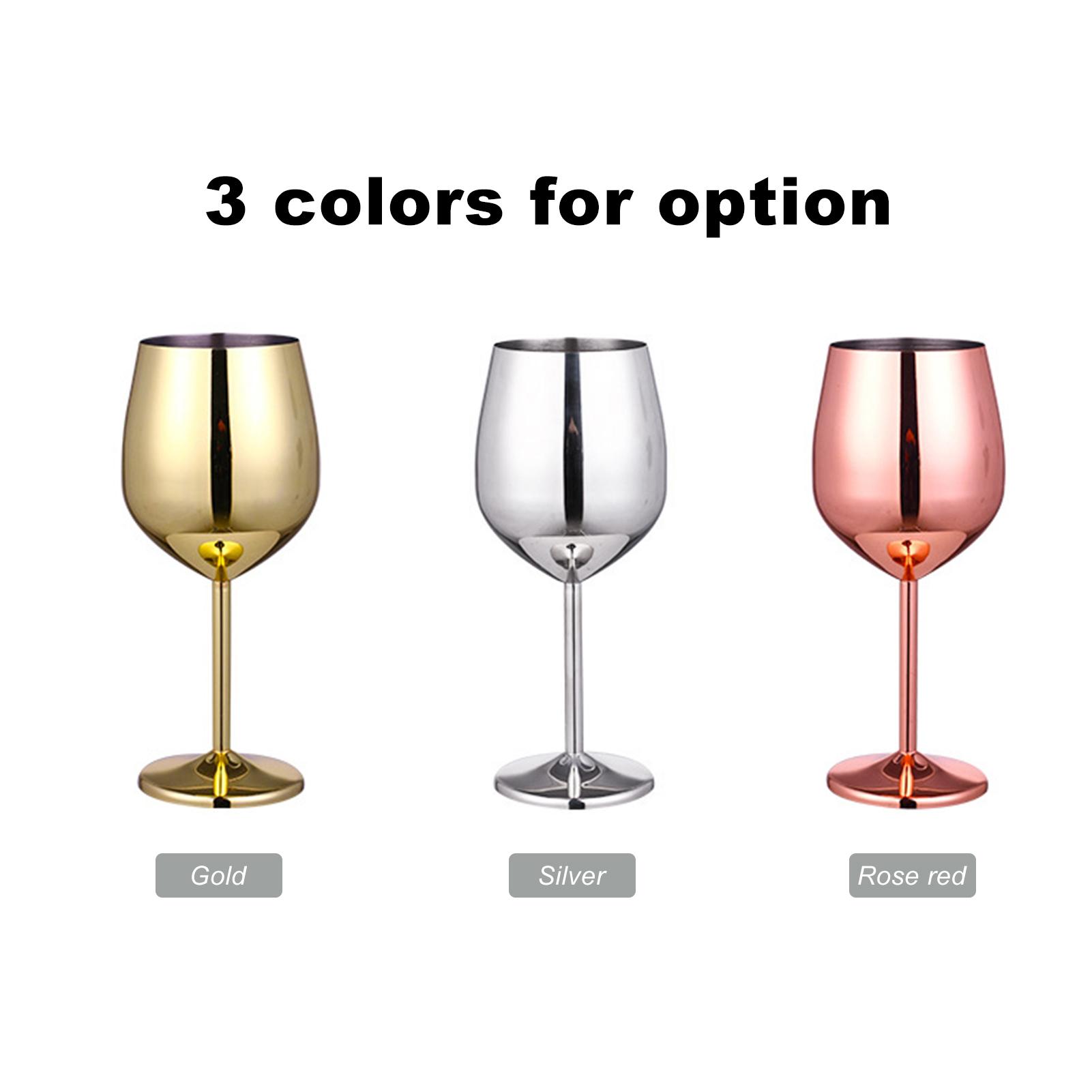 500ML/17Ounce Red Wine Goblet Outdoor Wine Container Stainless Steel Champagne Cup Premium Quality All Purpose