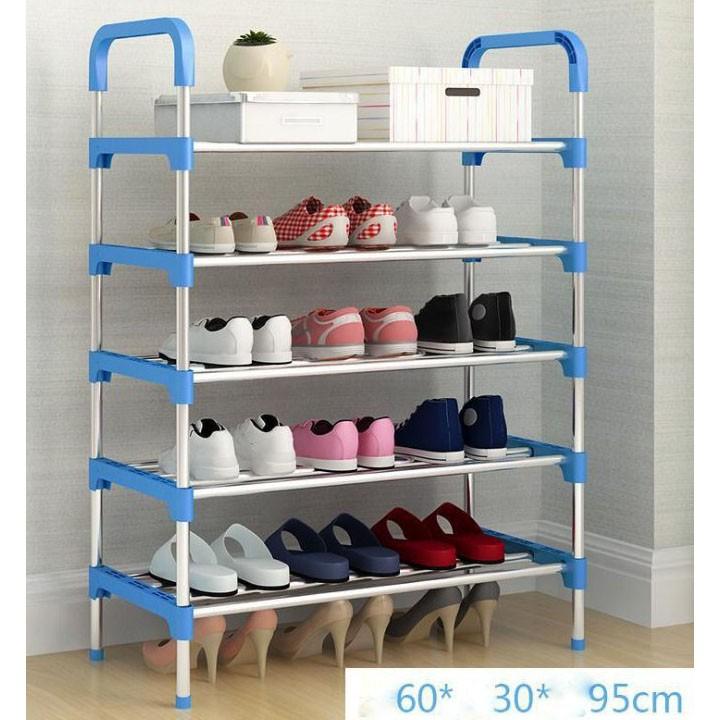Kệ giày dép 5 tầng inox mẫu mới cao cấp - Hàng Chất Lượng
