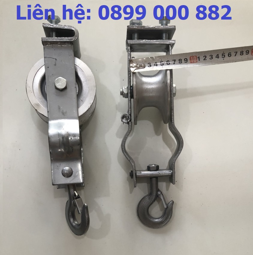 Puly kéo cáp, Puly nhôm, Puly nhựa kéo cáp 120x60mm