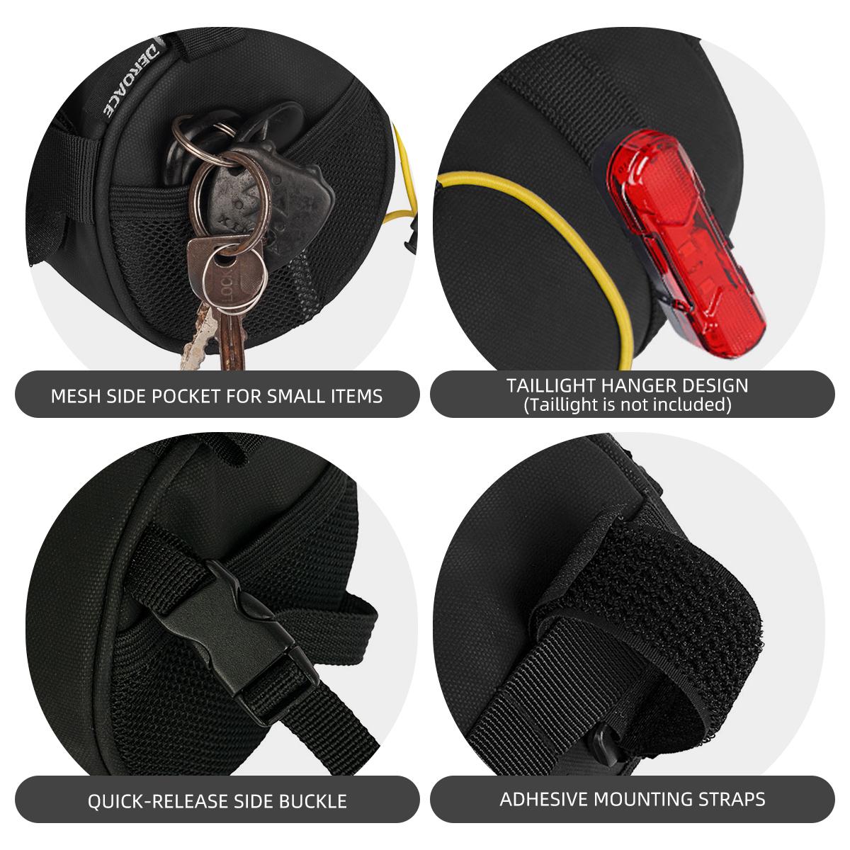 Bike Handlebar Bag Multifunctional Mountain Bike Front Bag Bicycle Frame Bag Shoulder Bag Cycling Storage Pouch Pannier