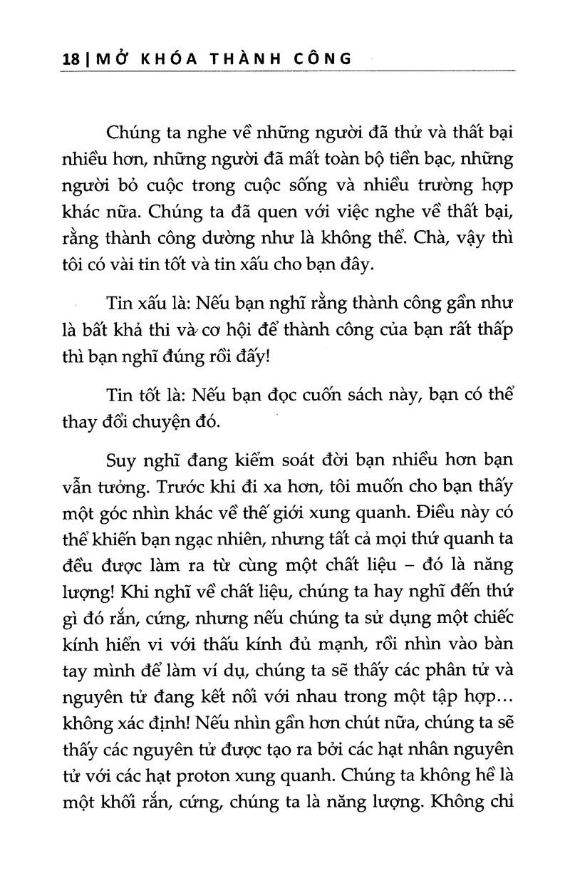 Mở Khóa Thành Công - Bí Quyết Để Luôn Tràn Đầy Động Lực Và Tự Tin Nhằm Đạt Được Thành Công Bạn Mơ Ước