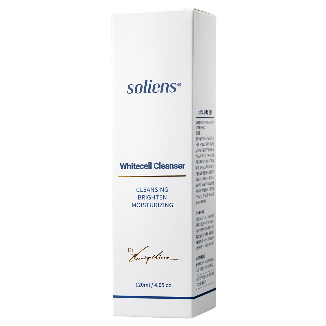 Chăm sóc da cao cấp Soliens Whitecell Cleanser  Sữa rửa mặt làm trắng da