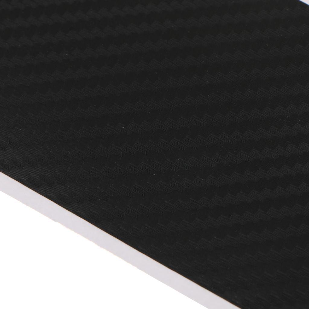 4x   3D   Carbon   Fiber   Black   Car   Door   Sill   Scuff   Plate   Anti   Scratch   Trim   Sticker