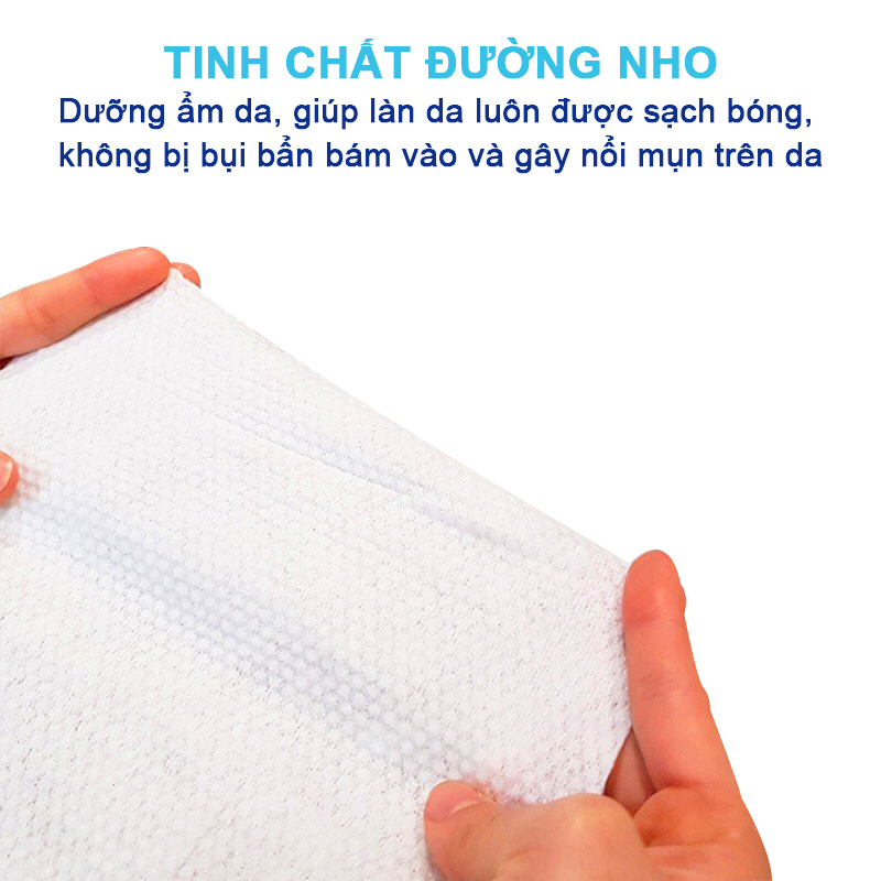 Khăn giấy ướt không mùi, Khăn ướt cho bé Likado chính hãng mềm mịn an toàn cho bé (hộp 100 miếng) – SKH010