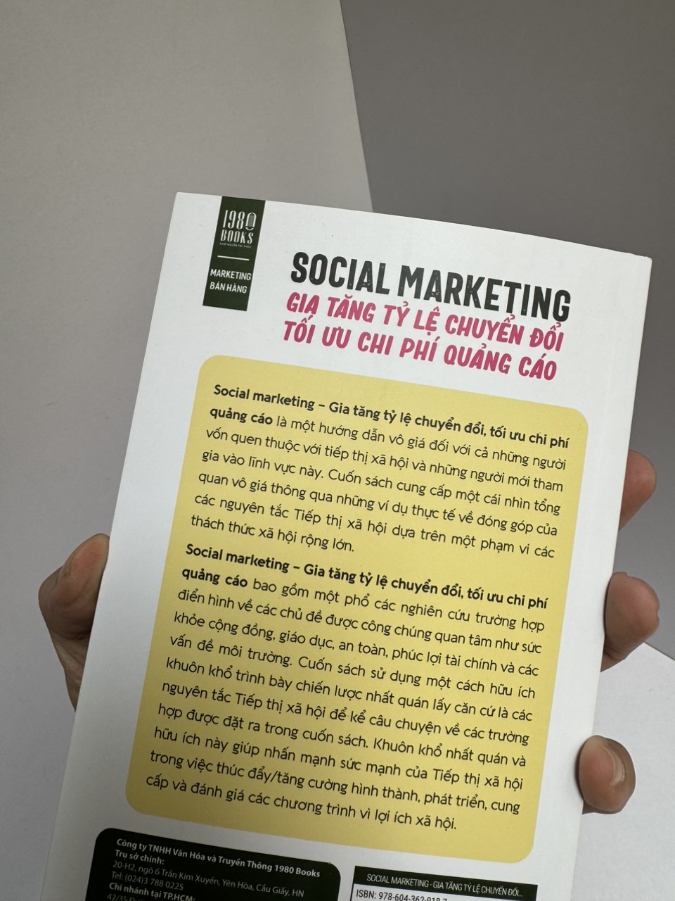 SOCIAL MARKETING - GIA TĂNG TỶ LỆ CHUYỂN ĐỔI TỐI ƯU CHI PHÍ QUẢNG CÁO - Philip Kotler, Nancy R. Lee - 1980 Books - NXB Công Thương.