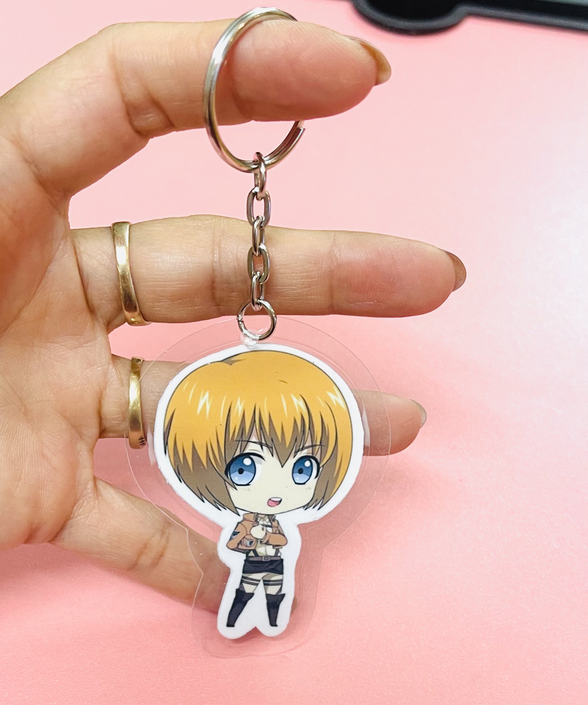 Set 8 Móc khóa cắt tỉa Attack On Titan