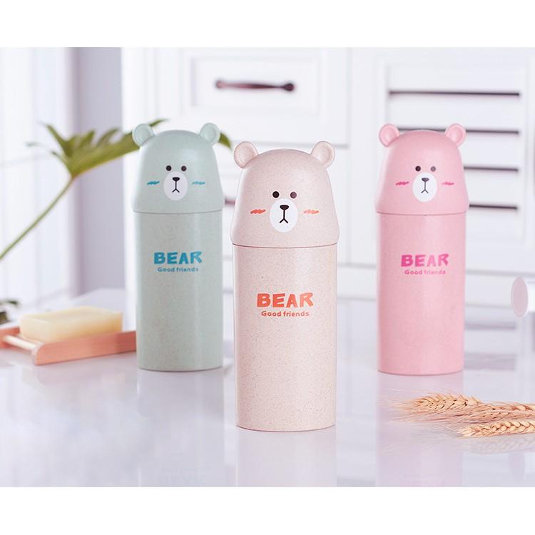 Hộp Đựng Bàn Chải Và Kem Đánh Răng Hình Gấu