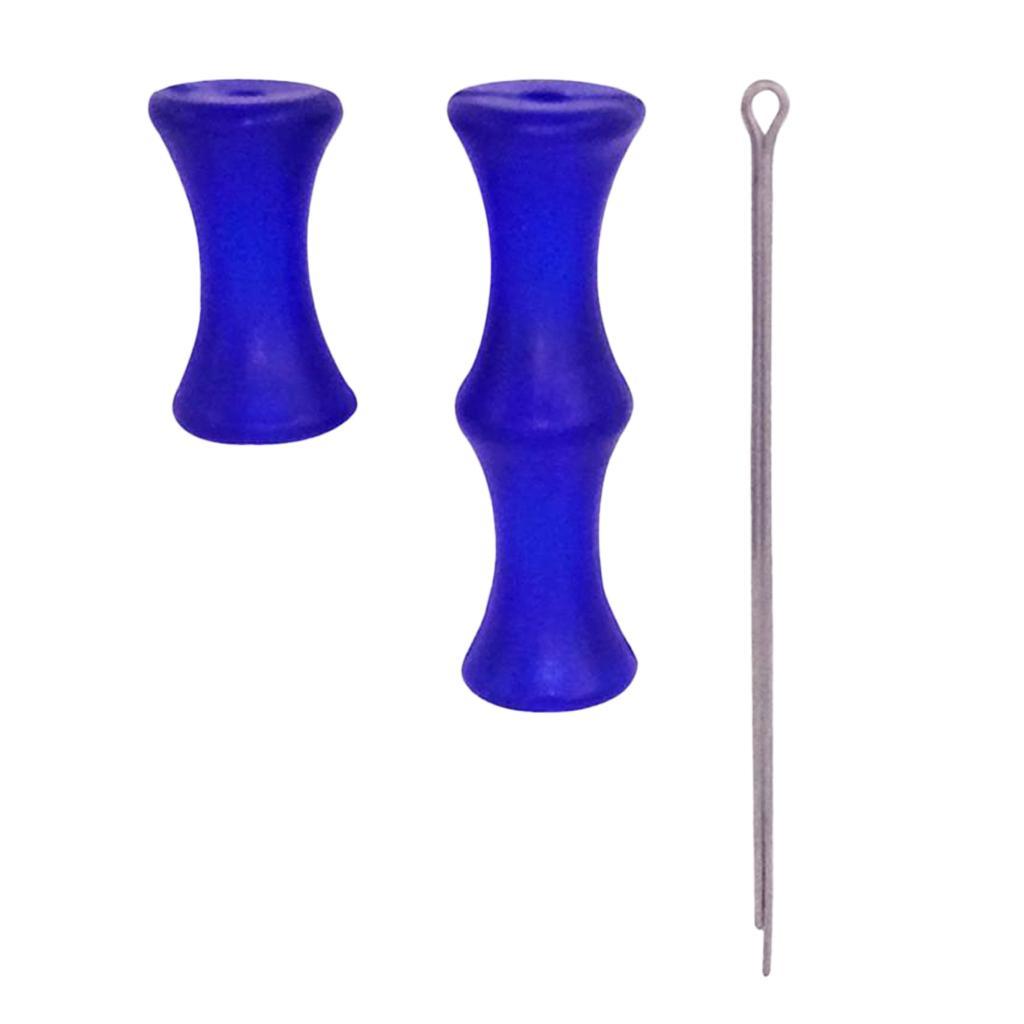 Silicone Fingers Guard Protector Gear for Recurve Bow Blue