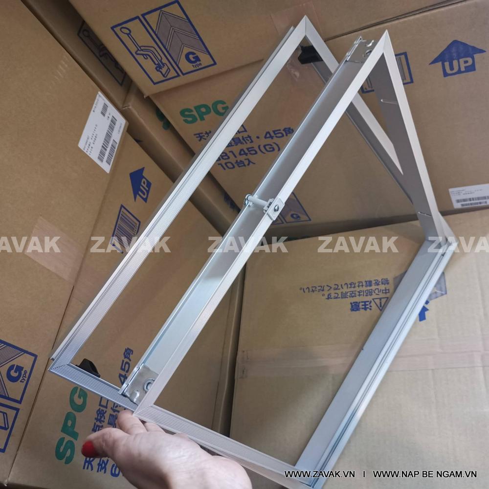 Nắp cửa thăm trần thạch cao ZAVAK SPG-68145/ 45x45cm/ màu bạc