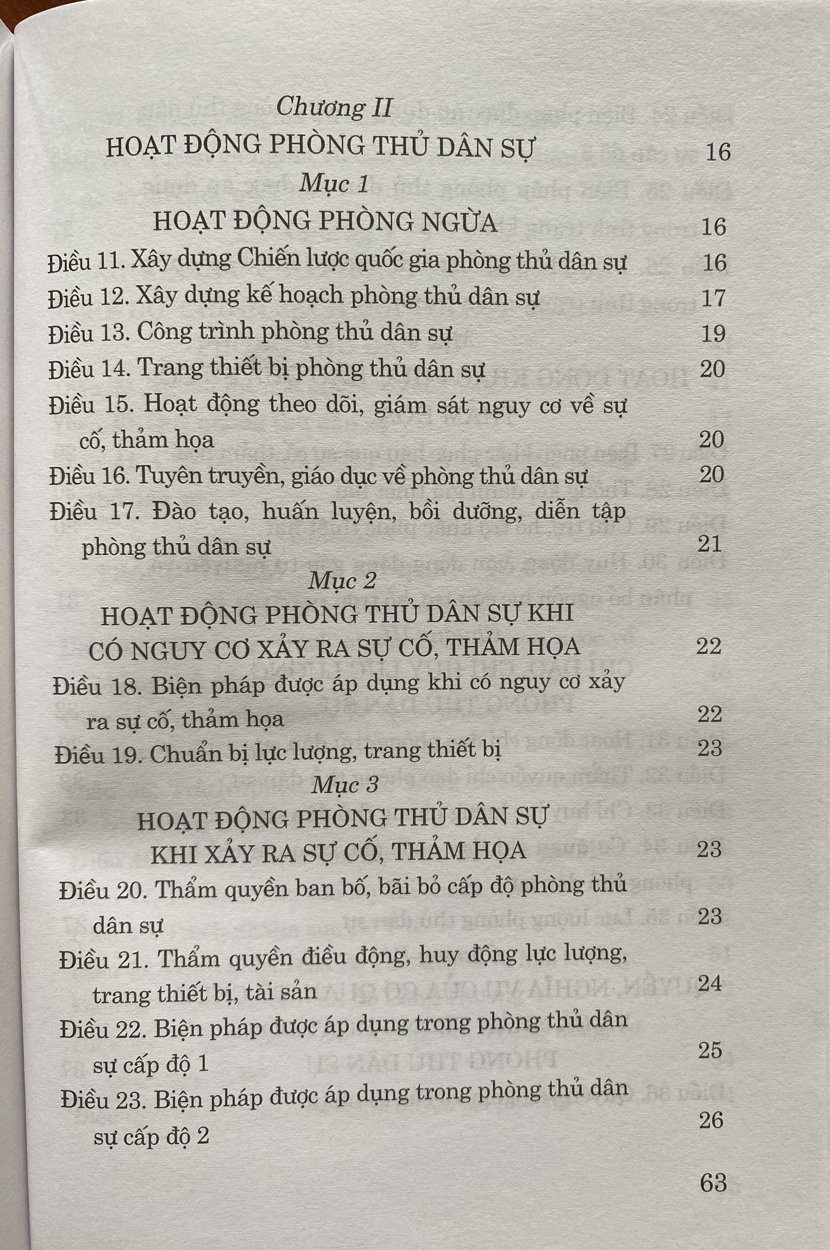 Sách - Luật Phòng Thủ Dân Sự