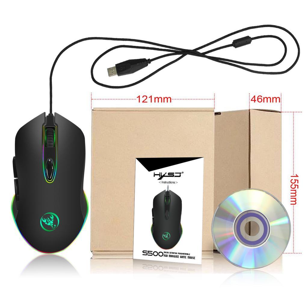 Professional 6Button USB Wired Gaming Mouse Laptop Mice Ergonomics