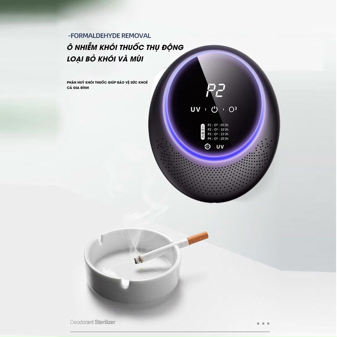 MÁY KHỬ MÙI, KHỬ KHUẨN LỌC KHÔNG KHÍ TRÊN XE Ô TÔ.