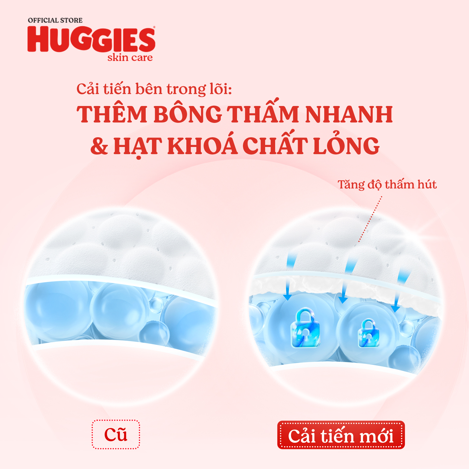 Combo 4 Tã/bỉm quần Huggies Skin Care Mega Jumbo M106/L96+8/ XL84+4/XXL76+4 với tràm trà dịu da