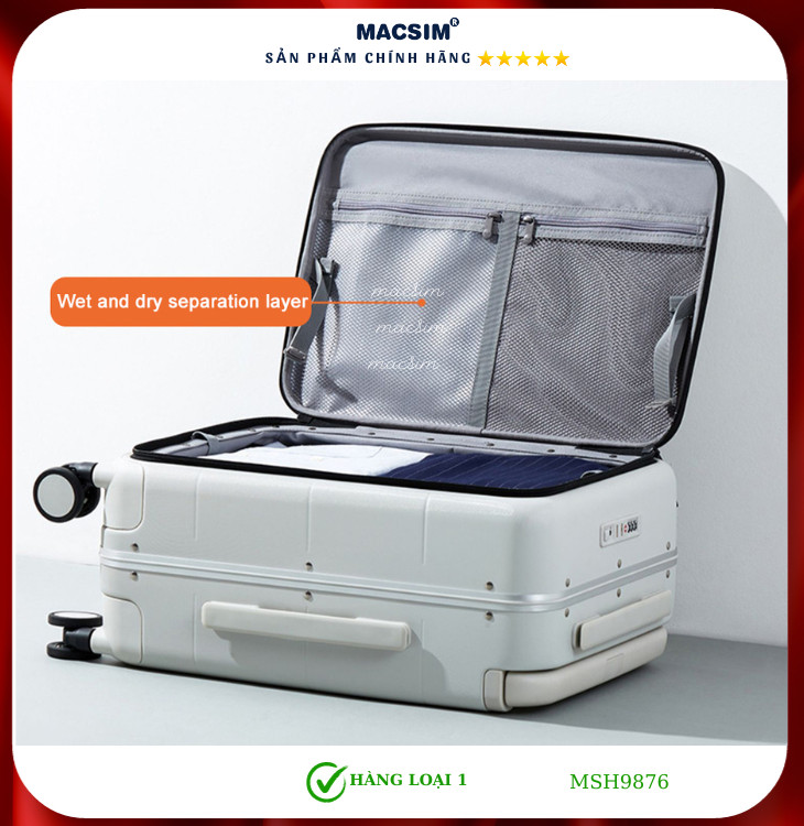 Vali cao cấp Macsim Hanke MSH9862 - Size 20 inch