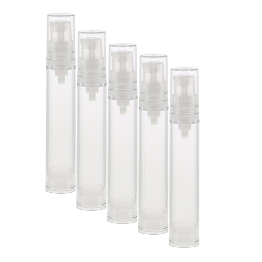 5 Miếng Nhựa Bơm ống Rỗng Kem Mỹ Phẩm Lotion Chai Du Lịch